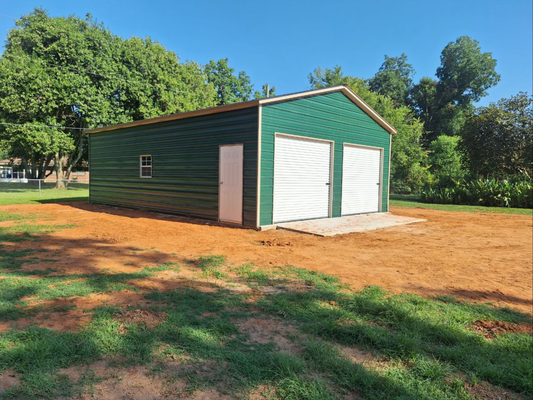 24’x35’x9’ Garage - Horizontal A Frame Roof
