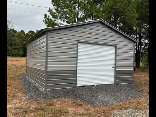20’x20’x8’ Garage - Vertical A Frame Roof
