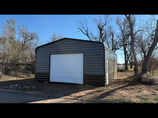 24’x30’x9’ Garage - Regular Roof