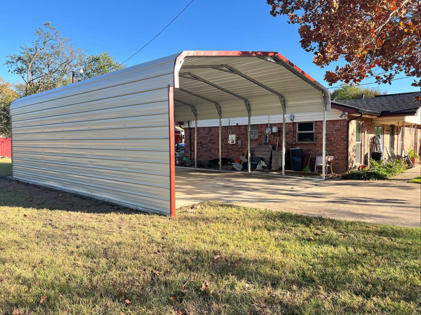 22’x30’x7’ Carport - Regular Roof