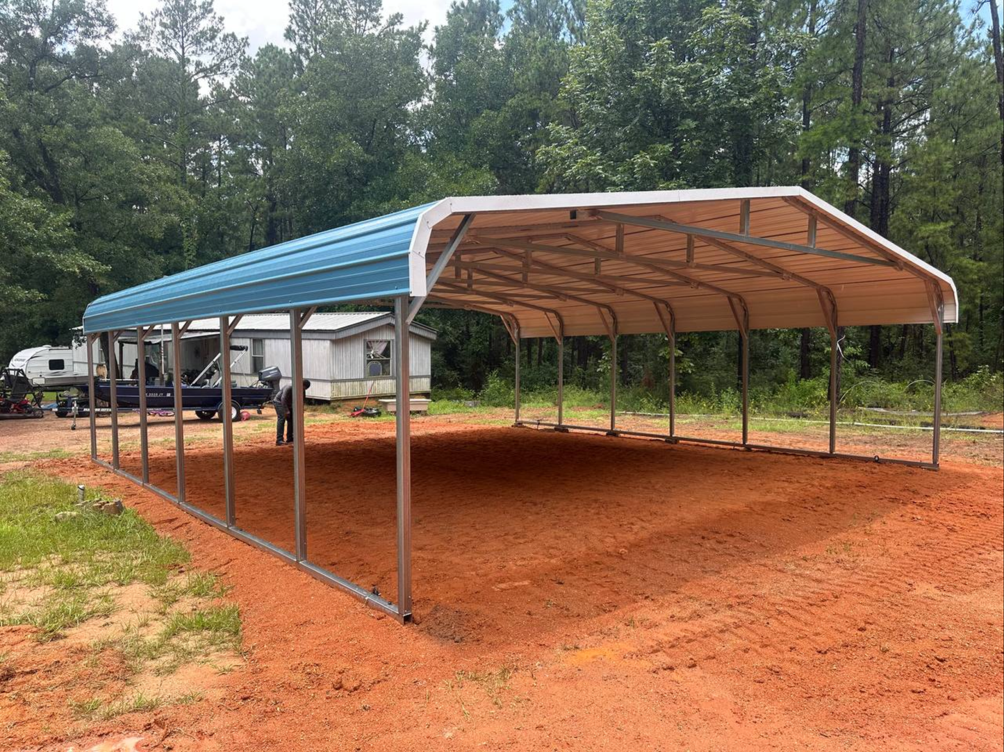 30’x30’x7’ Carport - Regular Roof