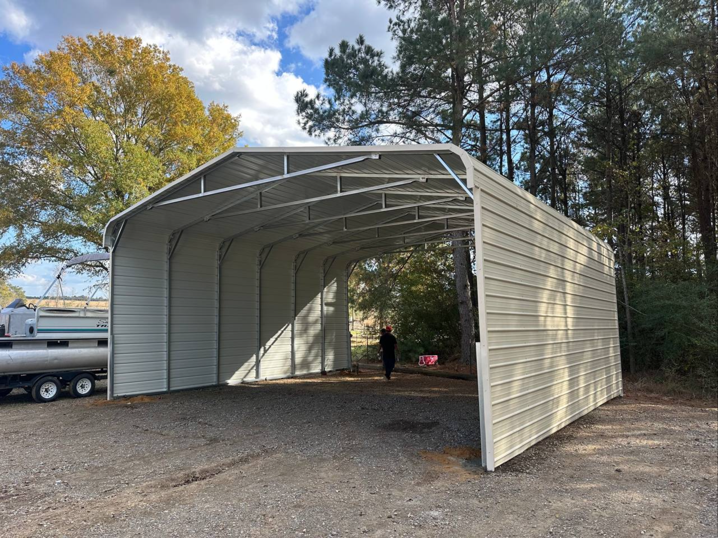 30’x30’x10’ Carport - Regular Roof