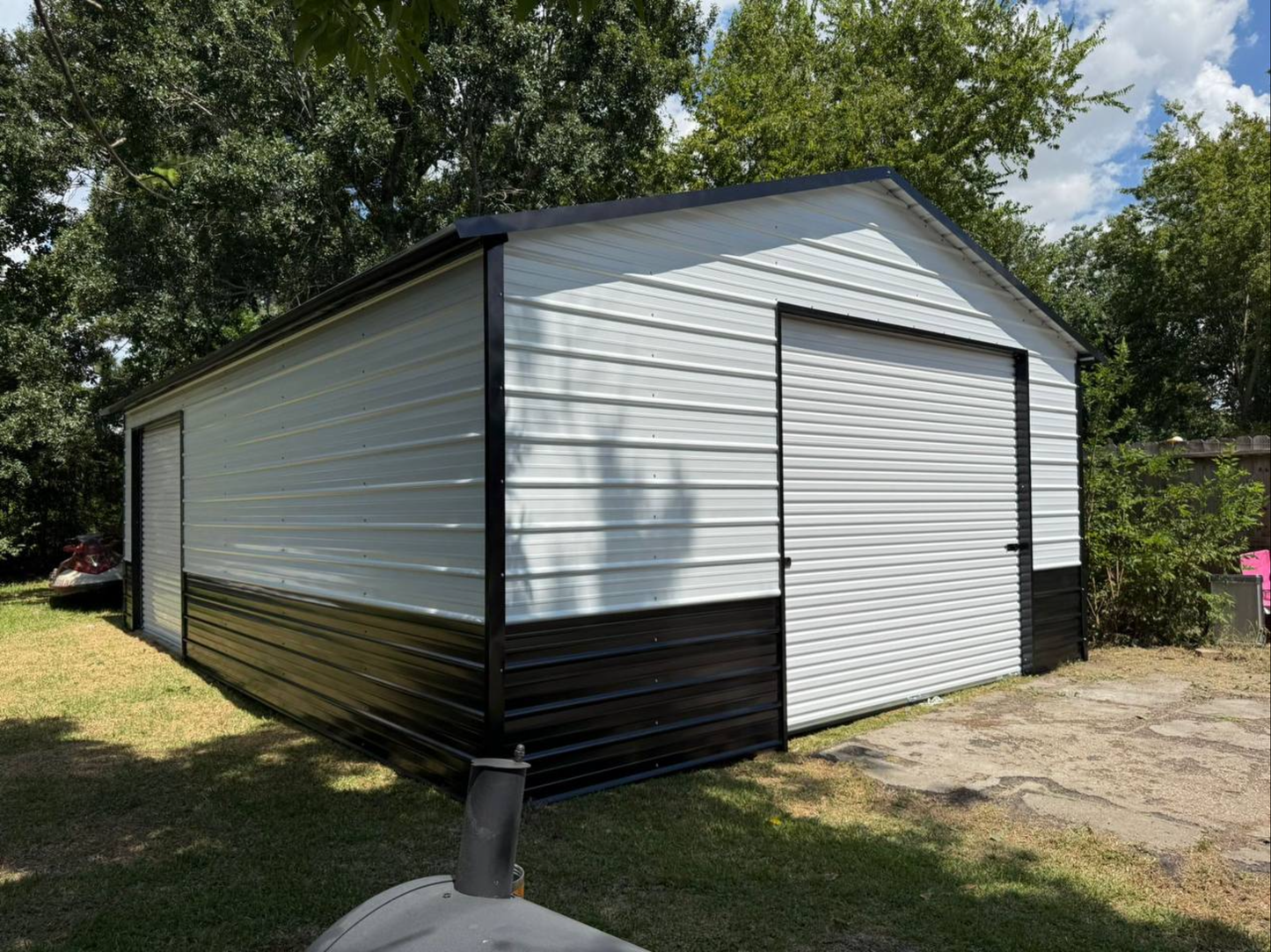 22’x30’x10’ Garage - Horizontal A Frame Roof