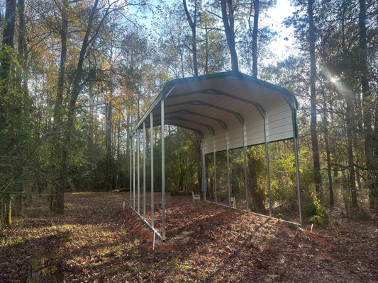 12’x25’x12’ RV Cover - Regular Roof