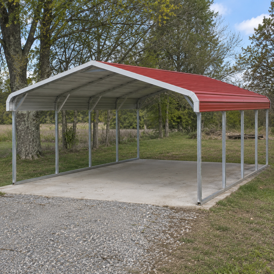 20’ Wide Carport