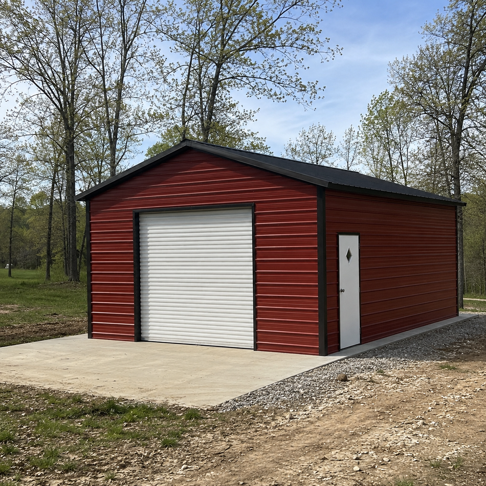 18’x25’x9’ Single Car Garage